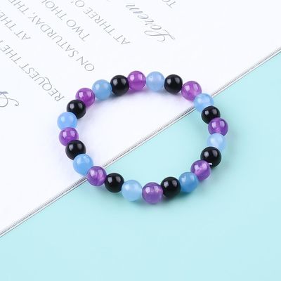 手作り エラスティック 女性エンパワーメント ブレスレット 4mm/6mm/8mm