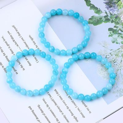 癒し宝石 ブレスレット アクアマリン 癒しブレスレット パーティー 宝石 OEM