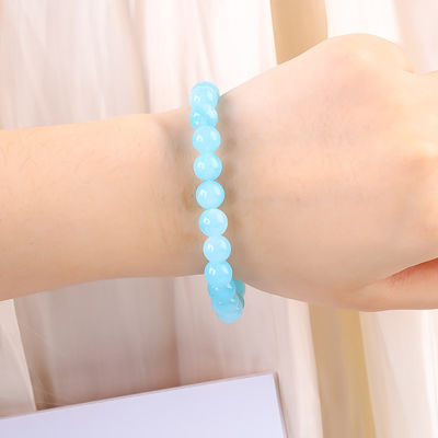癒し宝石 ブレスレット アクアマリン 癒しブレスレット パーティー 宝石 OEM
