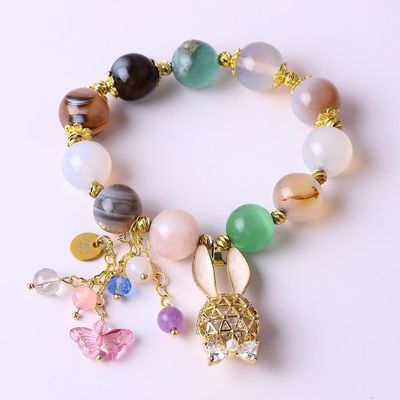 癒し力 10mm 宝石 珠状の丸いブレスレット
