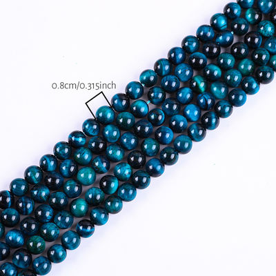 8mm 青い虎の目 宝石 治癒 水晶石 宝石 宝石製作