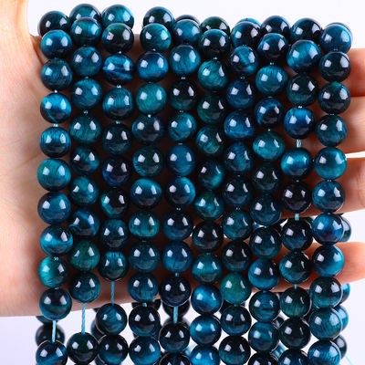 8mm 青い虎の目 宝石 治癒 水晶石 宝石 宝石製作