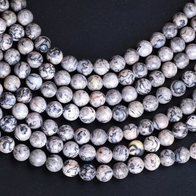 8mm 天然地図 石 宝石 数珠 治癒 水晶石 数珠 宝石 製作