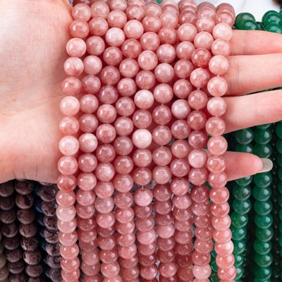 8mm 太陽石 宝石 数珠 治癒 水晶石 数珠 宝石 製作