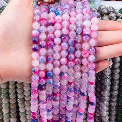 オルキジアアゲート 松散な珠の糸 DIY 宝石制作のための半貴重石