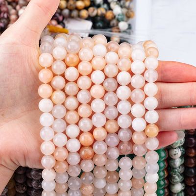 2mm ピンク アベンチュリン 半貴重宝石 丸い形