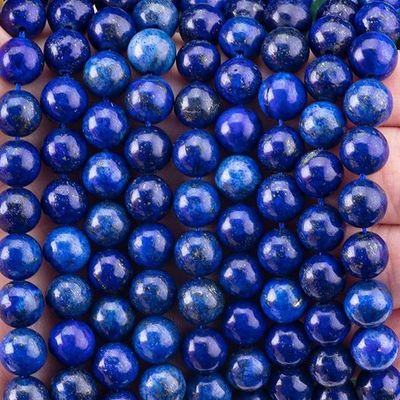 8mm ダークラピスラズリ 宝石 数珠 治癒 水晶石 数珠 宝石 製造