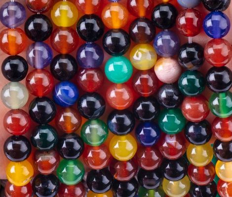 自然 の 癒し の エネルギー 宝石 製作 の ため の 花 の アゲート 珠