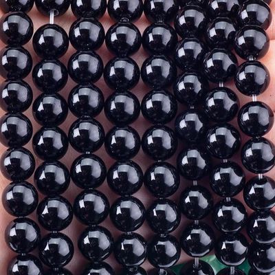 8mm ブラックオニックス宝石 数珠 治癒 水晶石 数珠 宝石製作