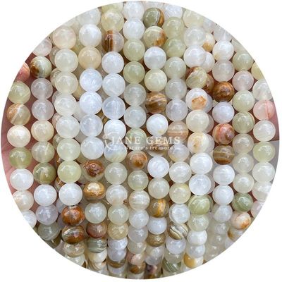 卸売 丸型 天然石 数珠 丸型 緩い 宝石 数珠 アクセサリー 8mm アクアマリン 緩い 数珠 DIY 宝石