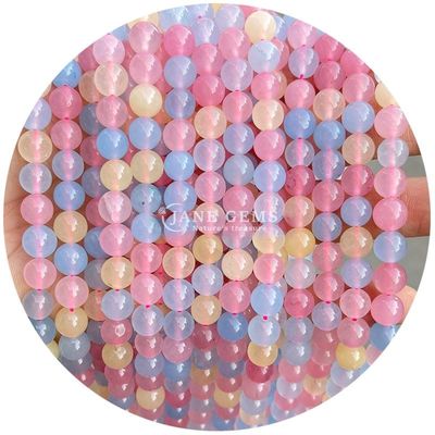 卸売 丸型 天然石 数珠 丸型 緩い 宝石 数珠 アクセサリー 8mm アクアマリン 緩い 数珠 DIY 宝石