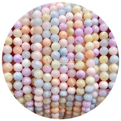 卸売 丸型 天然石 数珠 丸型 緩い 宝石 数珠 アクセサリー 8mm アクアマリン 緩い 数珠 DIY 宝石