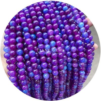 卸売 丸型 天然石 数珠 丸型 緩い 宝石 数珠 アクセサリー 8mm アクアマリン 緩い 数珠 DIY 宝石