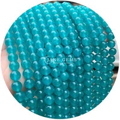 卸売 丸型 天然石 数珠 丸型 緩い 宝石 数珠 アクセサリー 8mm アクアマリン 緩い 数珠 DIY 宝石