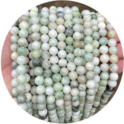 卸売 丸型 天然石 数珠 丸型 緩い 宝石 数珠 アクセサリー 8mm アクアマリン 緩い 数珠 DIY 宝石