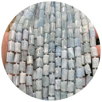天然結晶宝石 円筒形 数珠 アガート 円筒 ローズ 数珠 アクセサリー DIY ジュエリー製造