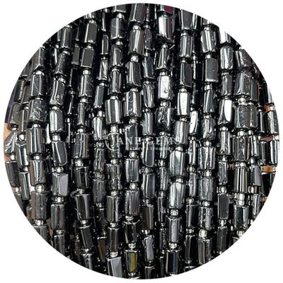 天然結晶宝石 円筒形 数珠 アガート 円筒 ローズ 数珠 アクセサリー DIY ジュエリー製造