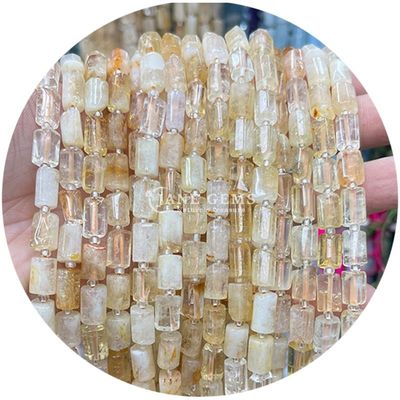 天然結晶宝石 円筒形 数珠 アガート 円筒 ローズ 数珠 アクセサリー DIY ジュエリー製造