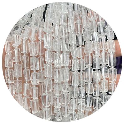 天然結晶宝石 円筒形 数珠 アガート 円筒 ローズ 数珠 アクセサリー DIY ジュエリー製造