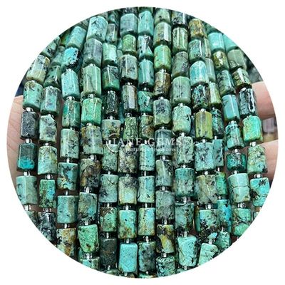 天然結晶宝石 円筒形 数珠 アガート 円筒 ローズ 数珠 アクセサリー DIY ジュエリー製造