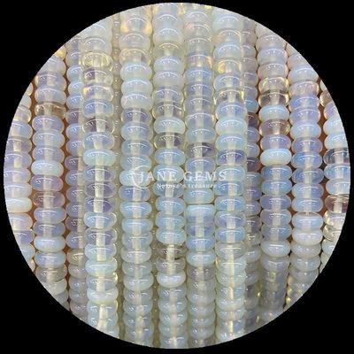 宝石 数珠 オーダーメイド サイズ ローンドル アバカス 形 宝石 オパライト ゴールデン シルク
