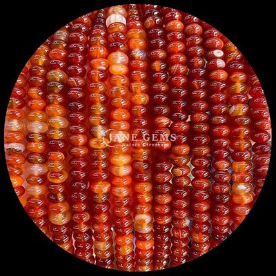 カスタマイズされたサイズ 宝石 数珠 ローンデール アバカス 形 宝石 カーネリアン 透明 石英 石珠 石器製造用