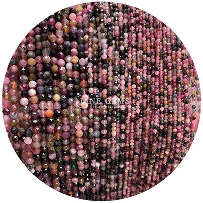面目 の 小さい 数珠 天然 結晶 宝石 各種 石 の 種類 DIY 宝石 制作 用 の 松散 な 数珠 糸