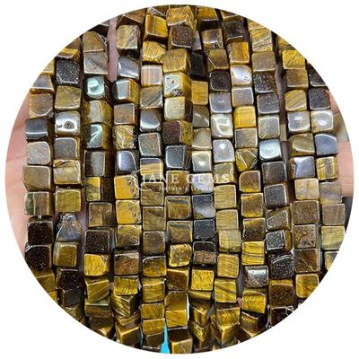 天然結晶宝石 広形形 数珠 キューブ 緩い石 数珠 アクセサリー 宝石用 キューブ 数珠 スペーサー