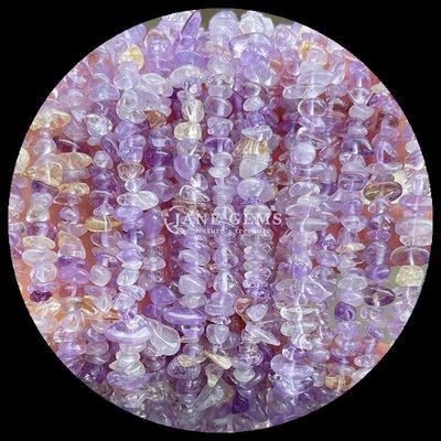 シトリン 黒 細紋宝石 数珠 天然 結晶 不規則 形状 切片 砂石 松散 数珠 ストランド ブレスレット
