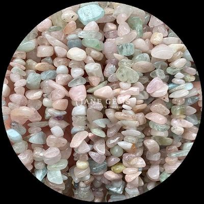 モガナイト アマゾナイト アパタイト 宝石 数珠 天然結晶 不規則形 切片 砂石 松散 数珠 帯柄