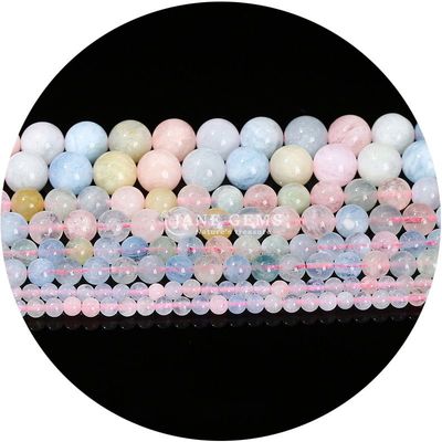 天然2A 梅花 ツーマーマリン 丸型 松散 数珠 月石 フロライト 日石 数珠 宝石用 隔離器