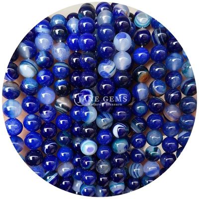 天然宝石 丸型松散珠 8mm 青いジプス 丸型松散珠 ヘマタイト珠 宝石製造用スペース