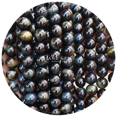 天然石の丸型松散珠 8mm タイガーアイ松散珠 ローズ レッド タイガーアイ丸型珠 宝石用スペース