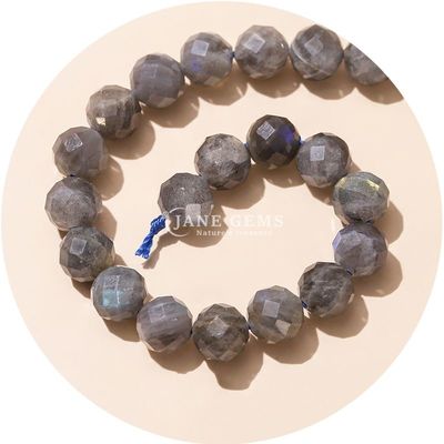 卸売 本物の天然宝石 松散珠 面の水晶 松散珠 ローズ クォーツ 石珠 工芸用