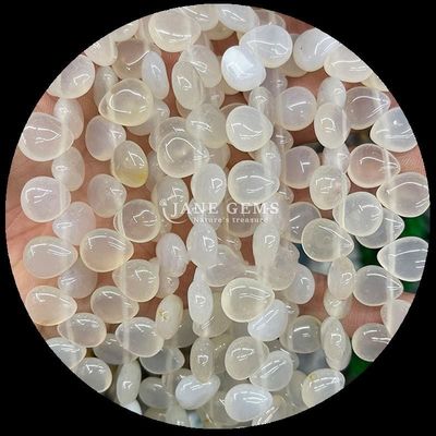 ハウライト クレイジーアガート 宝石珠 天然水晶 水滴形 石 松散な珠 ストランド ブレスレット