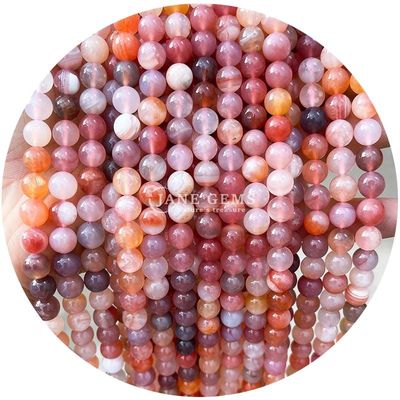 自然丸 滑らかなミックス アゲート ゆるやかな珠 ストランド DIY ジュエリー&工芸品 マキニング
