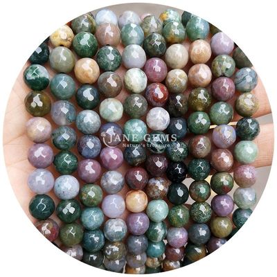 自然丸 滑らかなミックス アゲート ゆるやかな珠 ストランド DIY ジュエリー&工芸品 マキニング