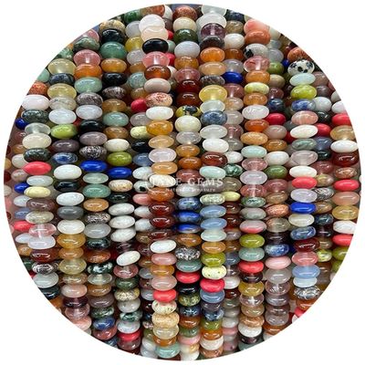 UFO 形 天然 霊的 癒し 水晶 ゆるやかな 数珠 宝石 数珠 DIY ギフト