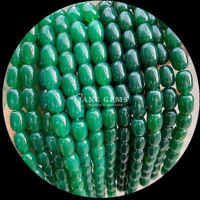 宝石 数珠 ダルマシアン ジャスパー 天然 結晶 宝石 樽 形 ゆったり 珠 糸 宝石 製造