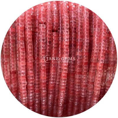 クリスタルストーン 右角形 天然石の丸い珠 首飾りを作るためのDIY