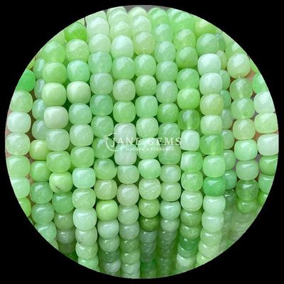 宝石 数珠 ローズ クォーツ 氷 緑 玉 天然 結晶 宝石 リンゴ 形 ゆったり 数珠 繊維 宝石 製造 用