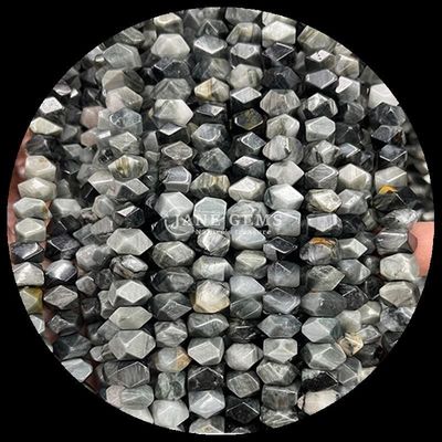 宝石 数珠 天然 結晶 アマゾナイト 鷹眼 宝石 不規則 転倒 し た 形 緩い 数珠 繊維 宝石 製造 用