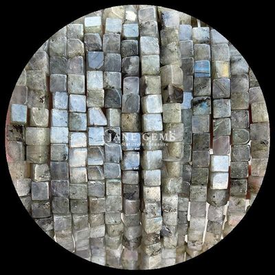 DIY 宝石と結晶 癒し 天然 ラブラドライト 青い点 松散な 数珠 糸 異なるサイズ