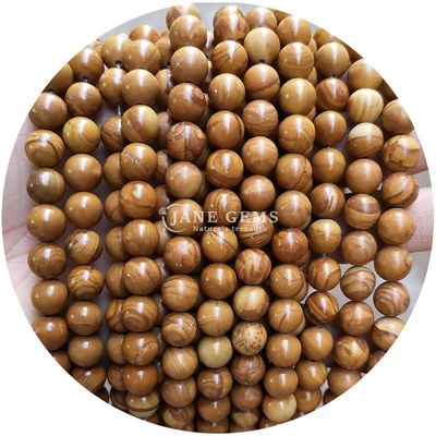 本物の天然の丸い ゆったりとした 宝石の玉石の玉石 宝石製作のための糸