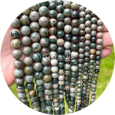 本物の天然の丸い ゆったりとした 宝石の玉石の玉石 宝石製作のための糸