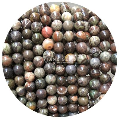本物の天然の丸い ゆったりとした 宝石の玉石の玉石 宝石製作のための糸