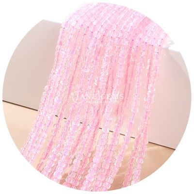 宝石 数珠 ストロベリー クォーツ アパチート クリスタル ゆるやかな 数珠 DIY 工芸 宝石製作