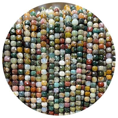 滑らかな滑らかな珠 面目のある砂糖立方体 DIY工芸品 宝石制作 珠