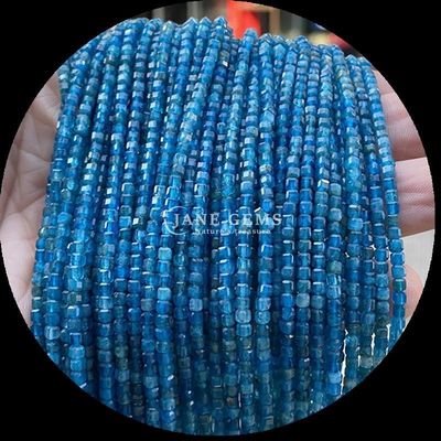 多色 天然 ミニ キューブ スクウェア 宝石 数珠 ローズ クォーツ アパタイト DIY 腕輪 ネックレス イヤリング 宝石 製作