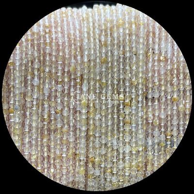 カスタマイズ可能な立方方石 宝石 数珠 金石 石英 プレニット ローズ ストランド 数珠 宝石 製造